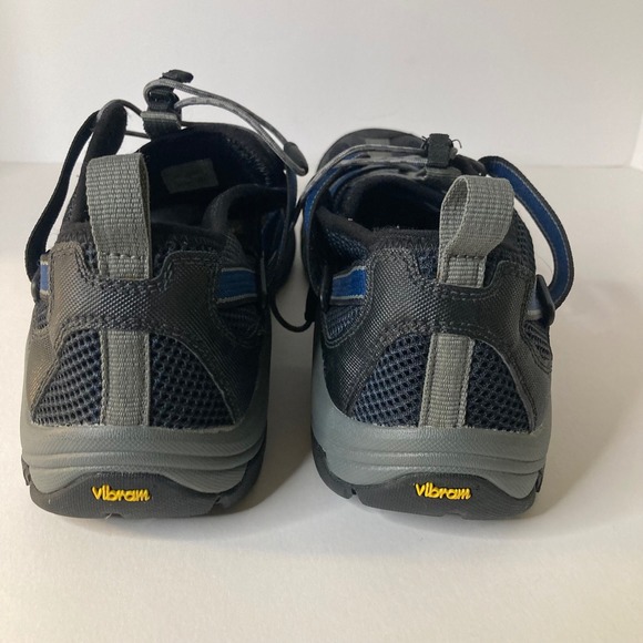 Mens Chaco Outcross Water Sport Shoe Vibram Sole‎ Black Blue 12 main image 6